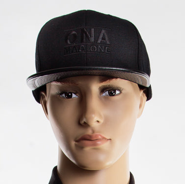 OnaMadOne Snapback Black on Black