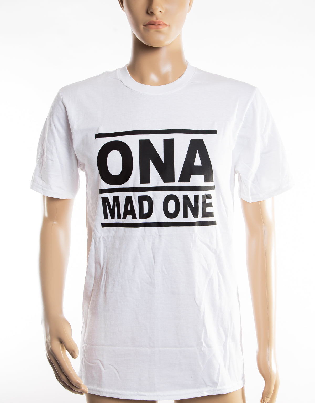 OnaMadOne Tee - White and Black