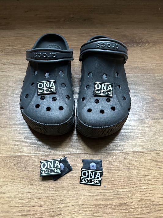 OnaMadOne Croc Badge (pair)